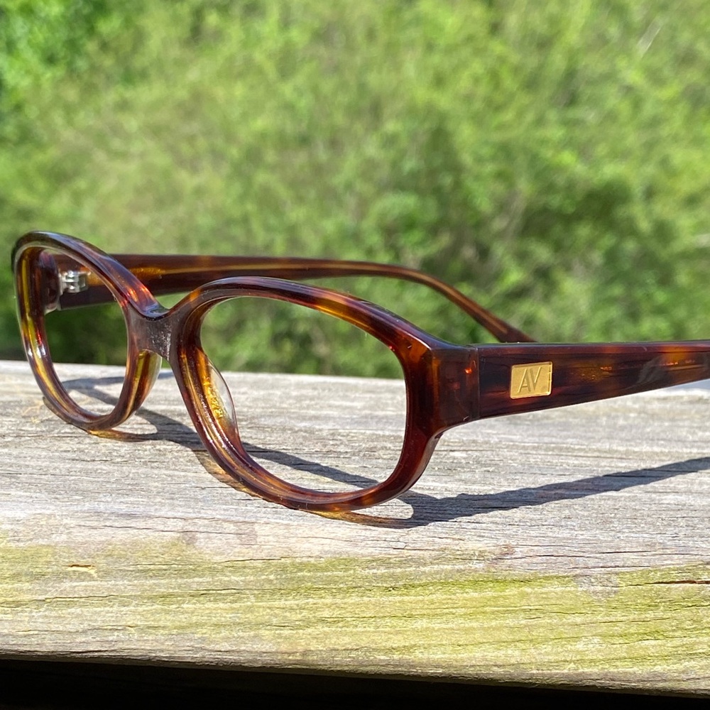 Adrienne Vittadini glasses frames 5008s 54[]16 135 brown tortoise